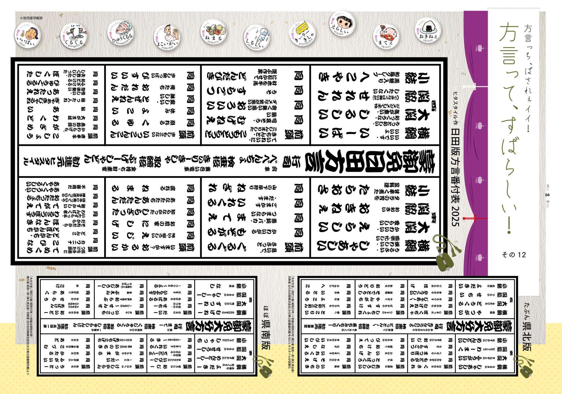 大分 弁 一覧
